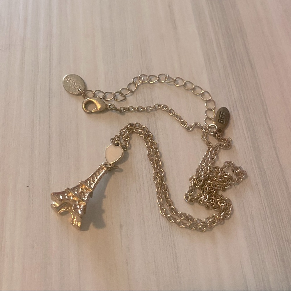 Claire’s BFF Eiffel Tower Necklace